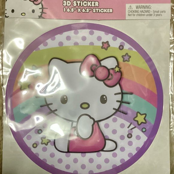HELLO KITTY 3D REUSABLE STICKER LOT - Picture 3 of 4